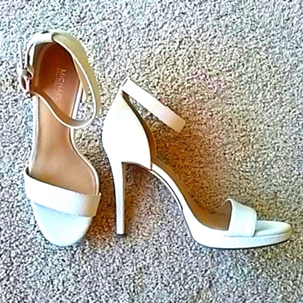 Michael Kors High Heel Leather Sandals